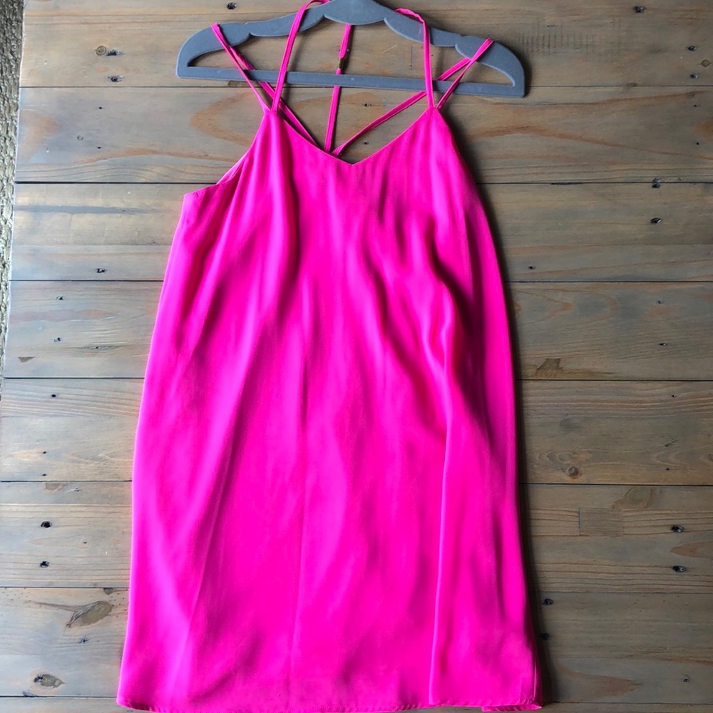 Very J hot pink dress